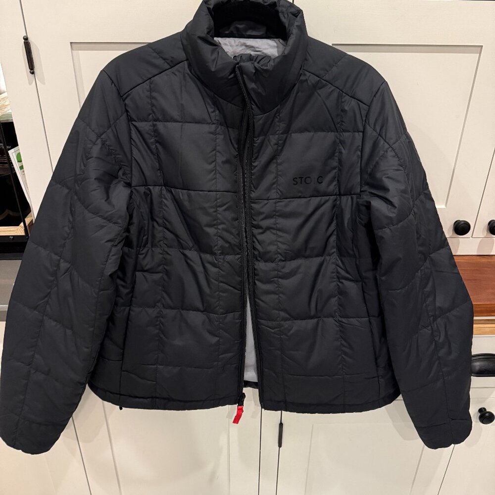 STOIC Venture | Women’s Black (Stretch Limo) Puffer Jacket Coat Size L | NWOT